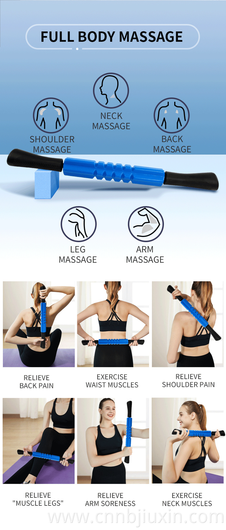 fascia stretching chest open shoulder beauty back yoga massage stretching fitness Pilates ring